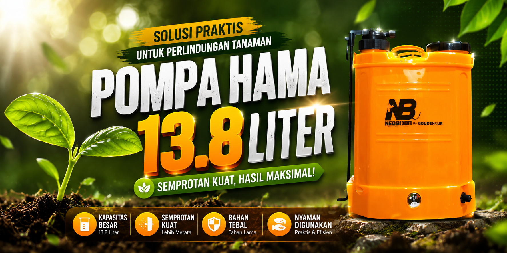 Pompa Hama 13.8 Liter
